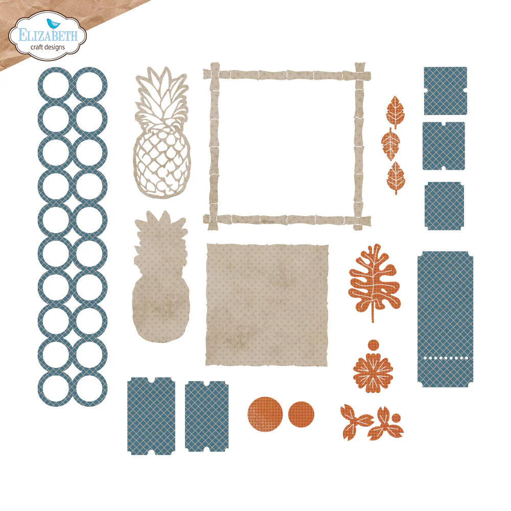 Elizabeth Craft Designs Summer Vibes Metal Die Set